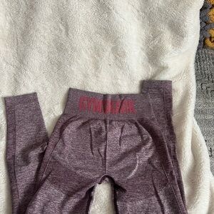 Gymshark Kids Burgundy Leggings